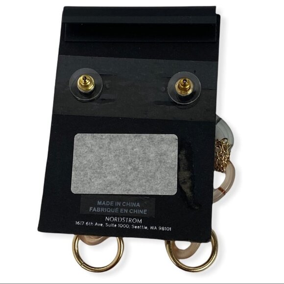 NWT Nordstrom Free Press Jewellery Bundle Three Pairs of Earrings Heart Boho - Picture 8 of 9